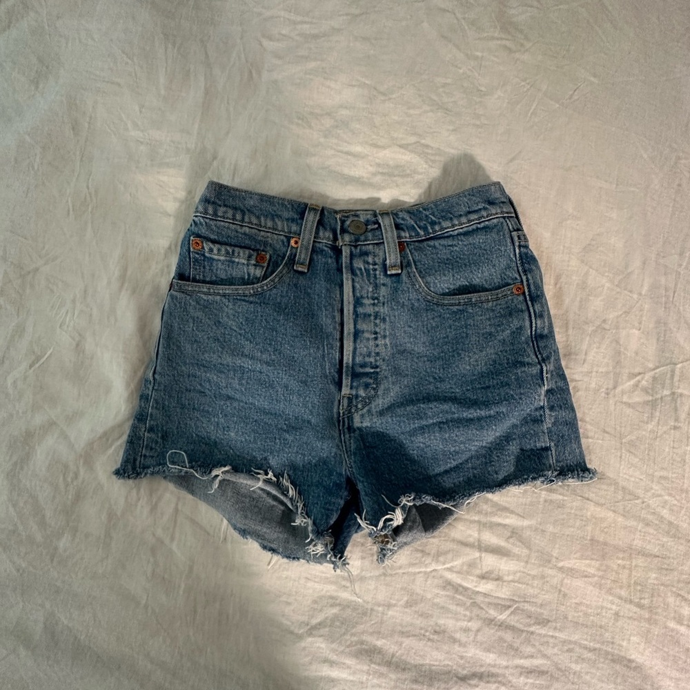 Levi Denim 501s original fit High rise Women Shorts